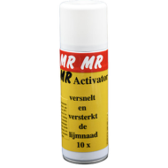 Activator voor industrielijm, spuitbus 200 ml, versnelt de uitharding en versterkt de lijmverbinding vele malen.