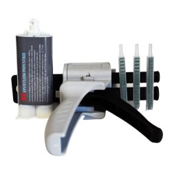 Epoxylijm industrie 50 ml met doseerpistool en 3 mengbuisjes Epoxylijm industrie 50 ml met doseerpistool en 3 mengbuisjes