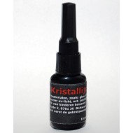 KRISTALLIJM 10 GRAM~Lijmt kristal snel, gemakkelijk en blijvend glashelder.
